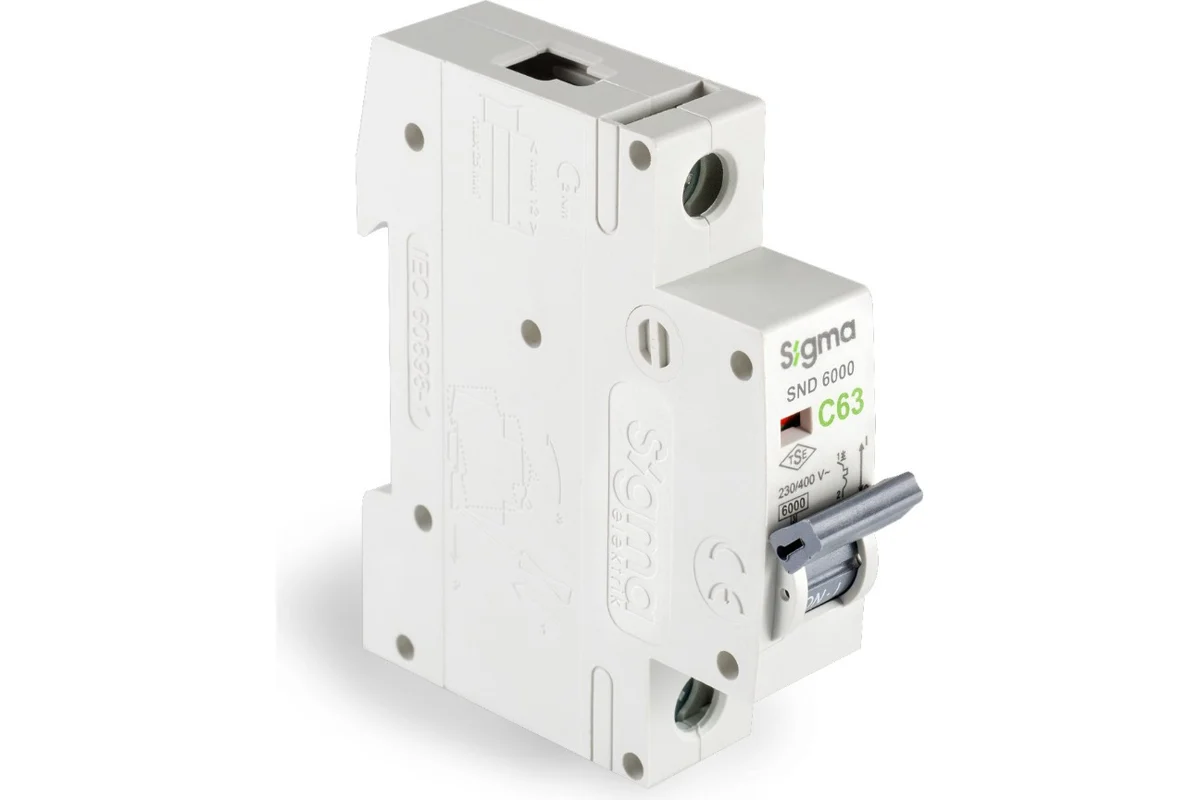 INT.TERMICO 1X63AMP 6KA 6SM163C