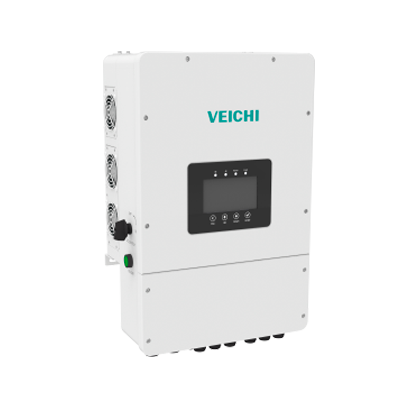 Inversor Solar Hibrido Veichi VLS-6K-H1 6KW 1 FASE 230V Salida 28,7A Bateria 40/60 VDC 2 MPPT Entrada FV MAX.500VDC