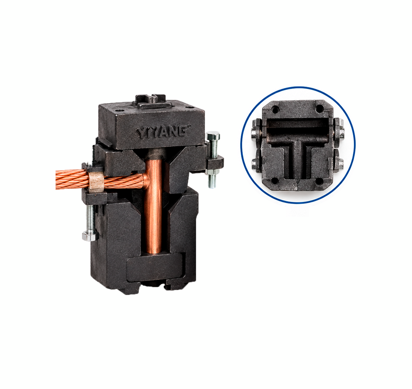 MOLDE YIYANG TIPO T CABLE #50 JABALINA 3/4″ POLVORA #115